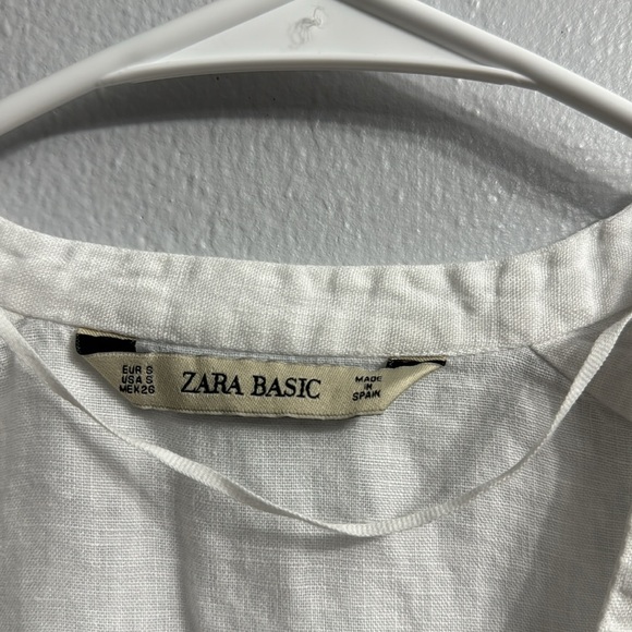 Linen shirt Zara Basic - Picture 3 of 5